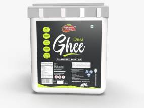 PURE DESI GHEE BUCKET - 10 L (2.64 GALLONS)