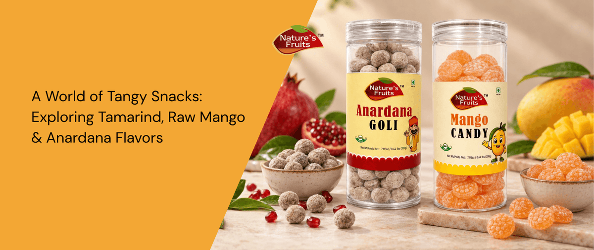 A World of Tangy Snacks: Exploring Tamarind, Raw Mango & Anardana Flavors