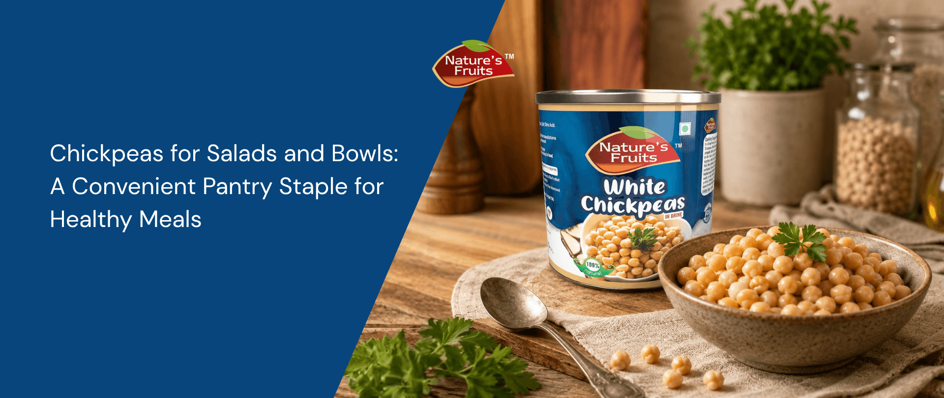 Chickpeas for Salads and Bowls: A Convenient Pantry Staple for Healthy Meals