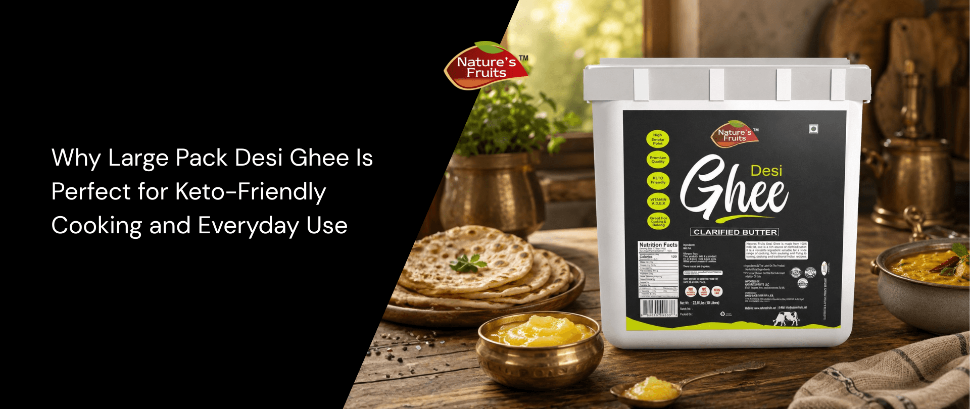 Why Large Pack Desi Ghee Is Perfect for Keto-Friendly Cooking and Everyday Use