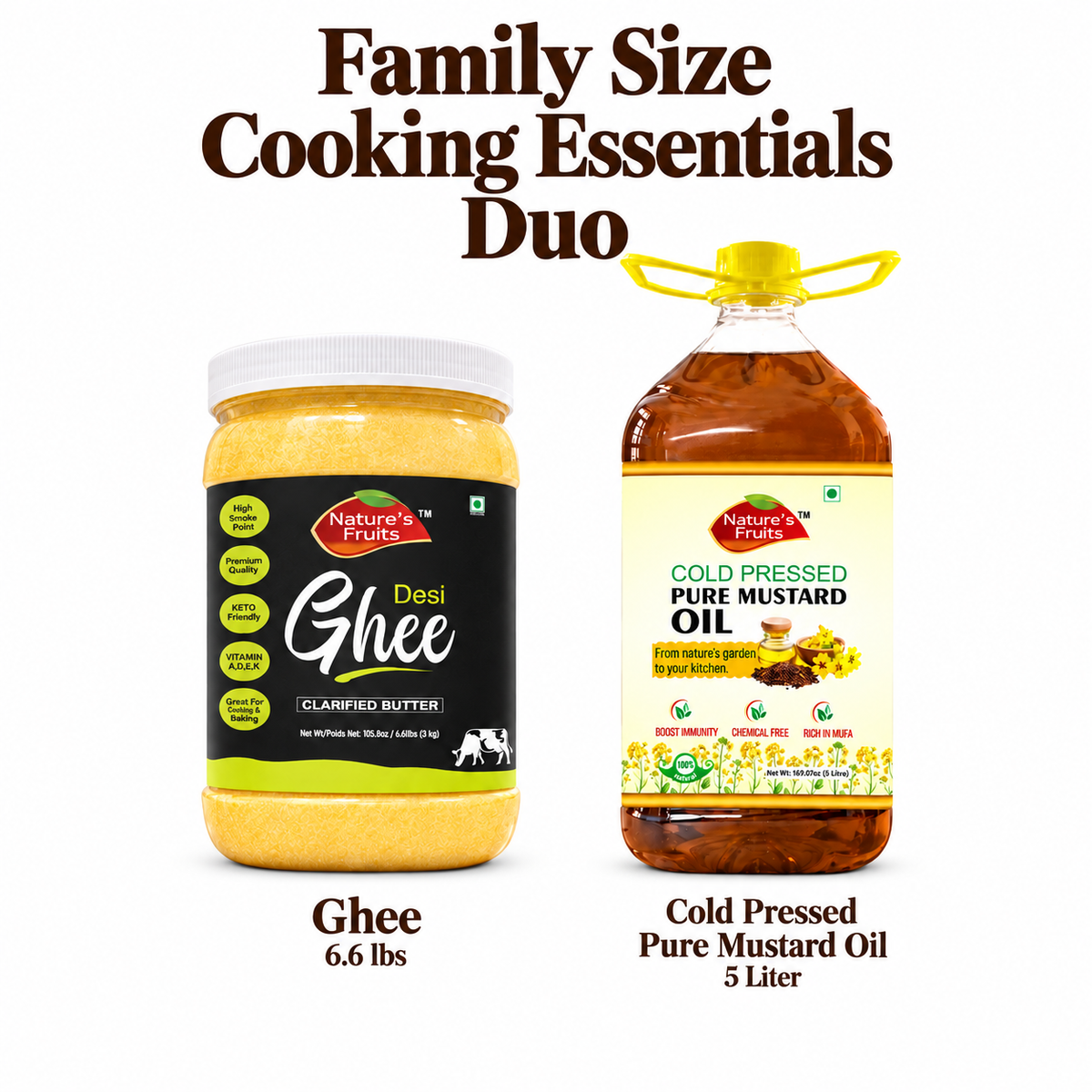 Family Size Cooking Essentials Duo (5% Discount)