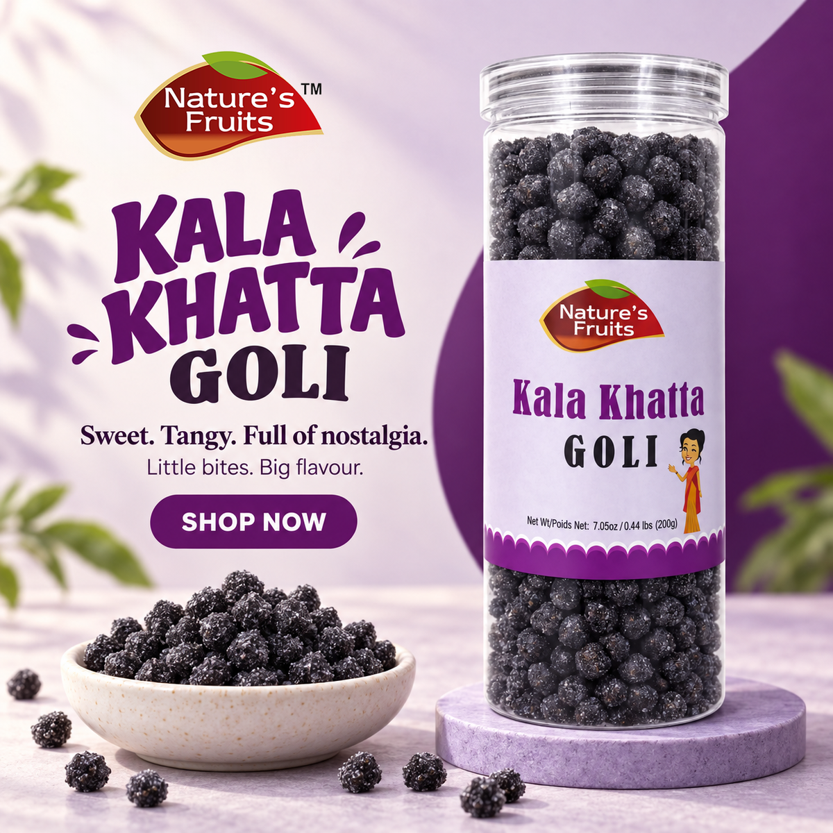 Kala Khatta Goli 200GM