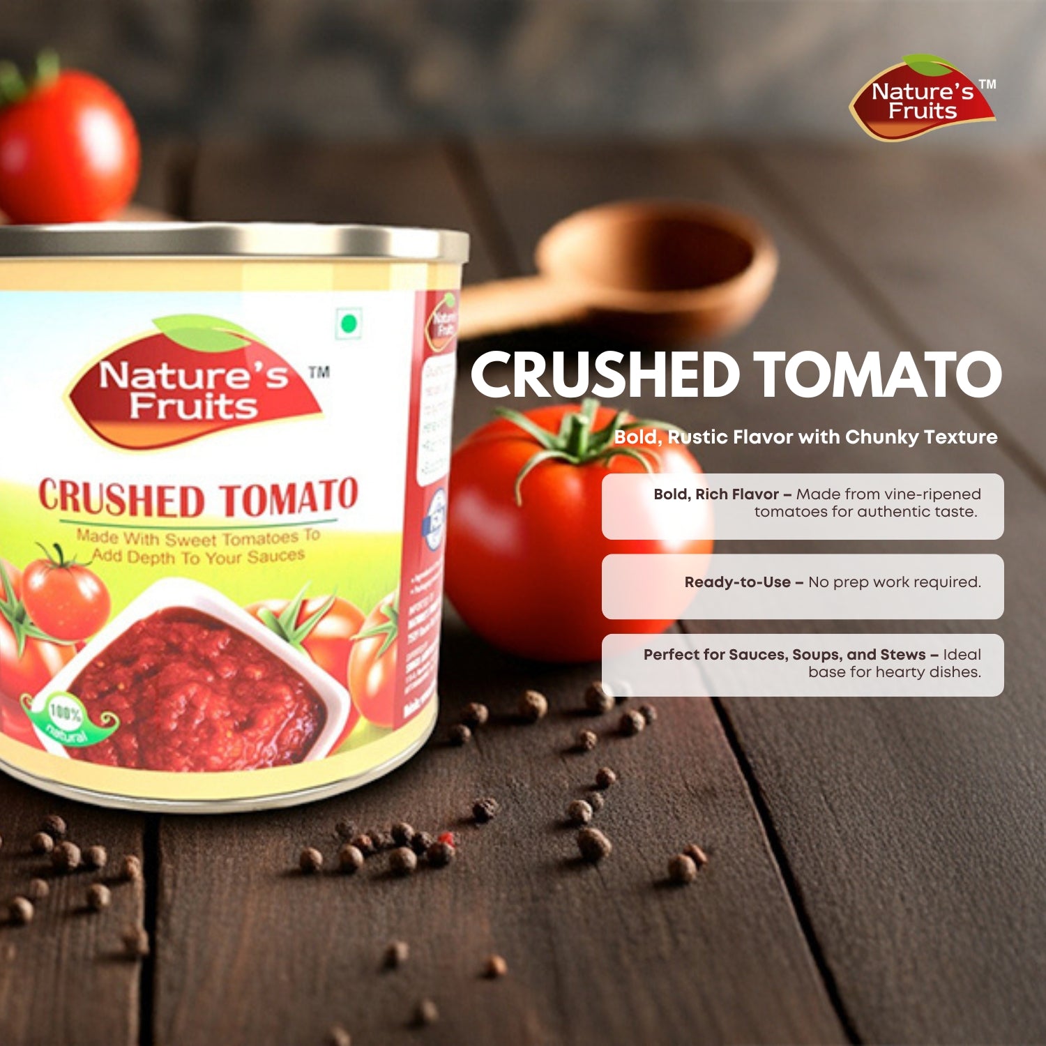 CRUSHED TOMATOES 6.83 LBS – Nature's Fruits